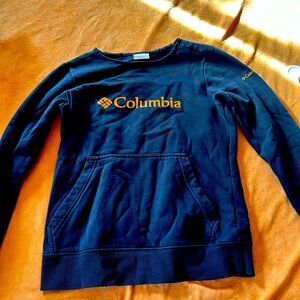 Columbia sweatshirt.